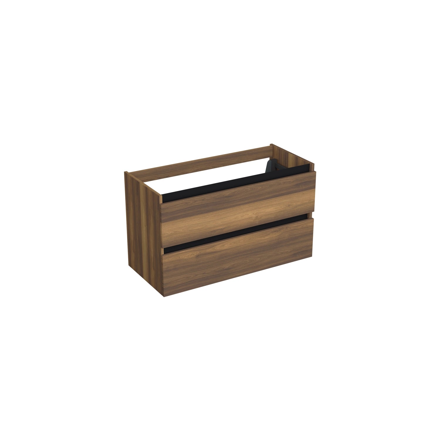 Dutchline Badmeubel Onderkast - Hamilton - 100X46Cm - 2 Lades - 1 Uitsparing