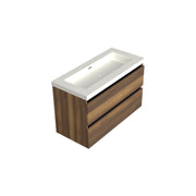 Dutchline Badmeubel Onderkast - Hamilton - 100X46Cm - 2 Lades - 1 Uitsparing