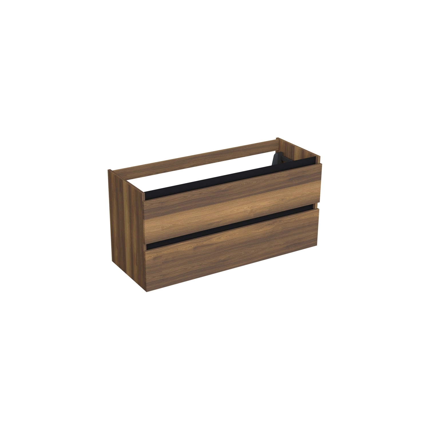 Dutchline Badmeubel Onderkast - Hamilton - 120X46Cm - 2 Lades - 2 Uitsparingen