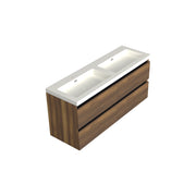 Dutchline Badmeubel Onderkast - Hamilton - 140X46Cm - 4 Lades - 2 Uitsparingen