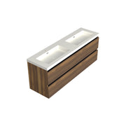 Dutchline Badmeubel Onderkast - Hamilton - 160X46Cm - 4 Lades - 2 Uitsparingen