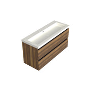 Dutchline Badmeubel Onderkast Midden - Hamilton - 120X46Cm - 2 Lades - 1 Uitsparing
