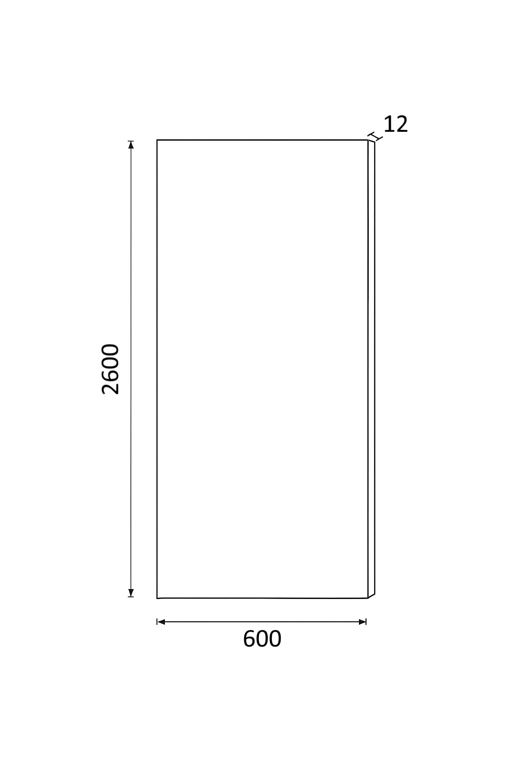 Dutchline - Boardplaat - 600X2600X12Mm