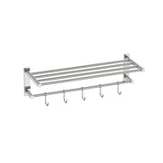 Dutchline - Handdoekrek Met Haken - 60Cm