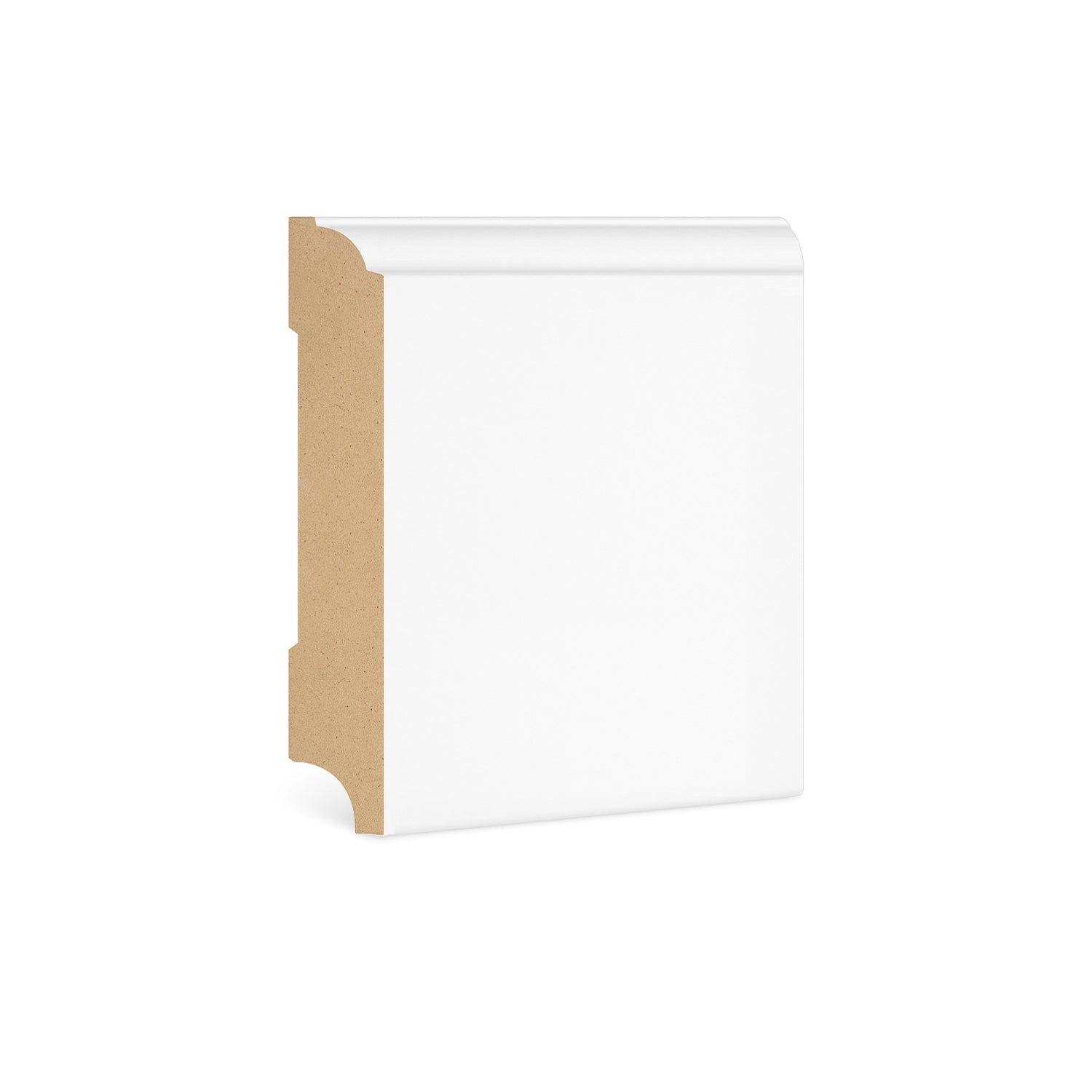 Dutchline - Kraalplint Mdf - Wit - 120X15Mm