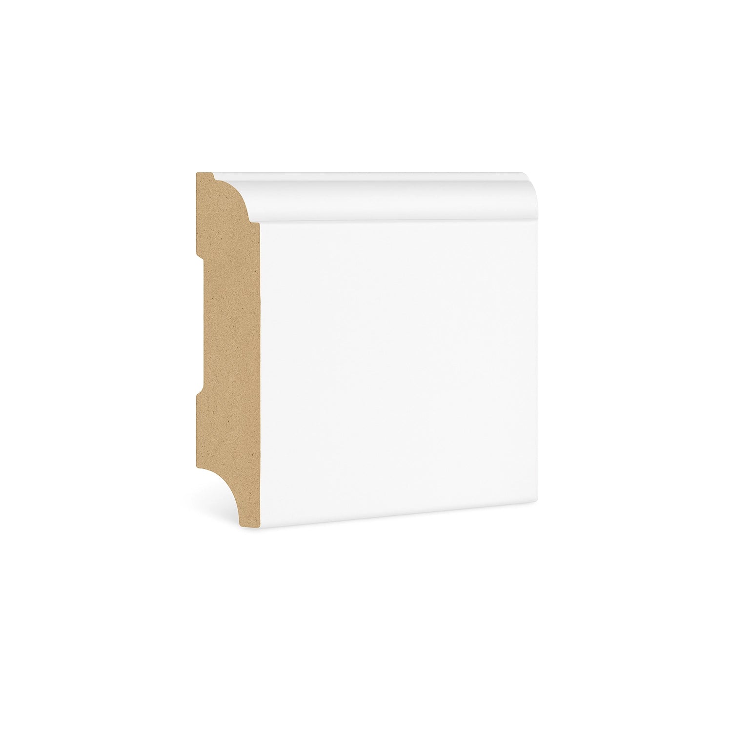 Dutchline - Kraalplint Mdf - Wit - 70X15X2440Mm