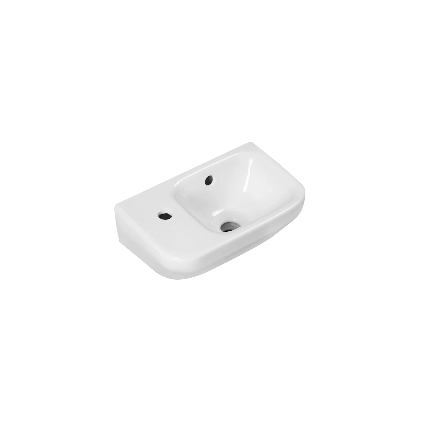 Dutchline Mini Smart Fontein - Glans Wit - Links