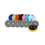 Dutchline - Polijstpadset 8-Delig 100Mm - Inclusief M14 Bodemplaat