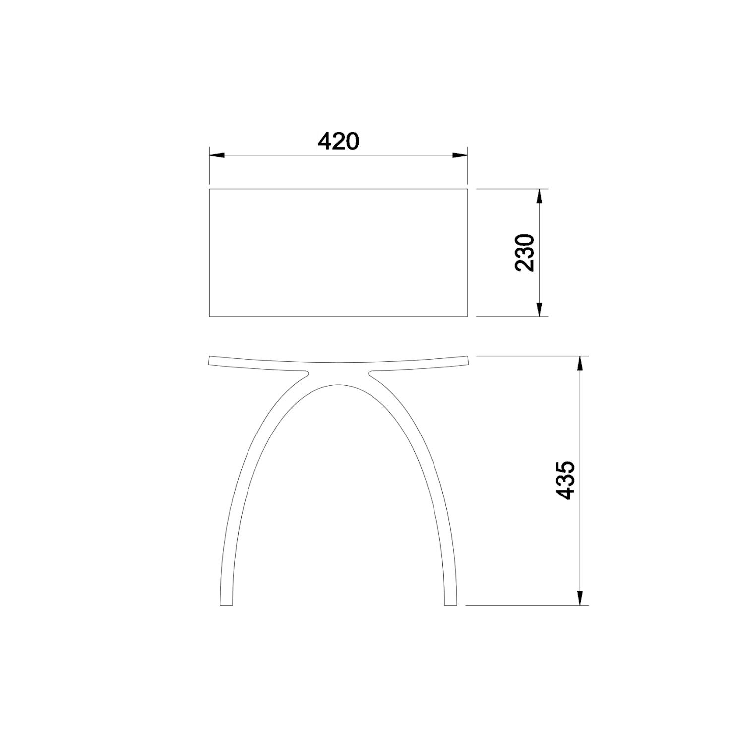 Dutchline - Solid.Surface Badkamer Kruk - Mat Wit