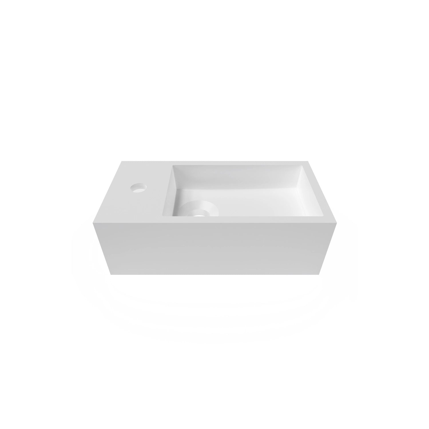 Dutchline - Solid.Surface Fontein - Links - 400X220X120Mm