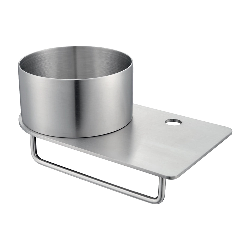 Dutchline - Toiletplanchet Met Waskom - 360X210X165 - Met Kraangat - Rvs