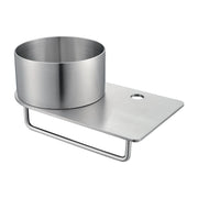 Dutchline - Toiletplanchet Met Waskom - 360X210X165 - Met Kraangat - Rvs