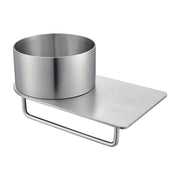 Dutchline - Toiletplanchet Met Waskom - 360X210X165 - Zonder Kraangat - Rvs