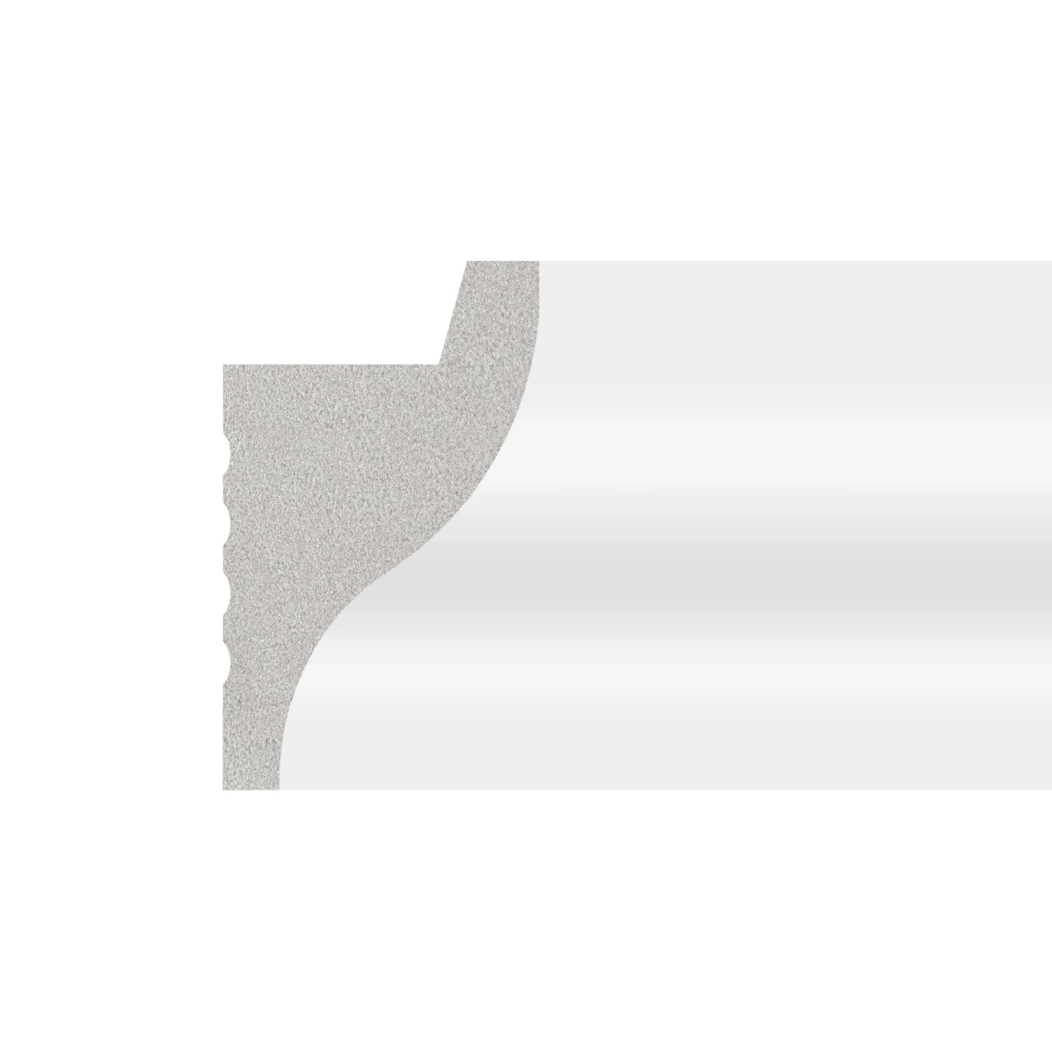 Dutchline - Wand Sierlijst Voor Ledstrip - Wit - 50X32.5X40X2250Mm