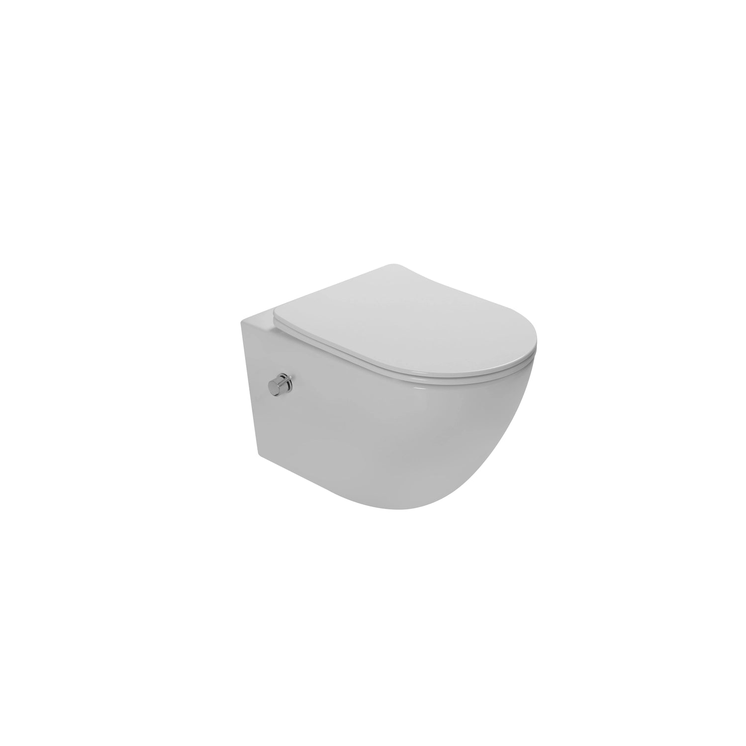 Dutchline - Wandcloset - Glans Wit - Luccio Rimless - Met Bidet-Functie