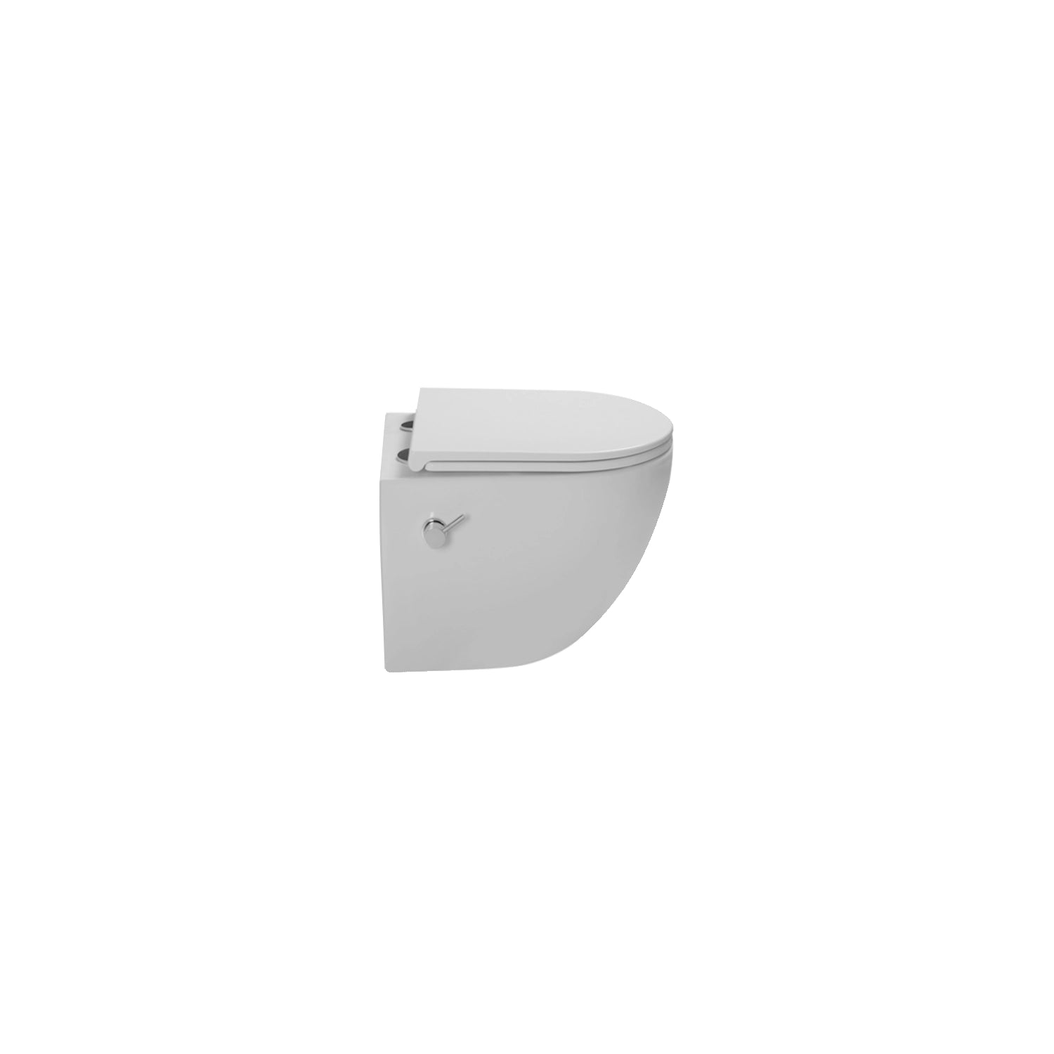 Dutchline - Wandcloset - Glans Wit - Luccio Rimless Ondiep Met Bidetkraan-Functie
