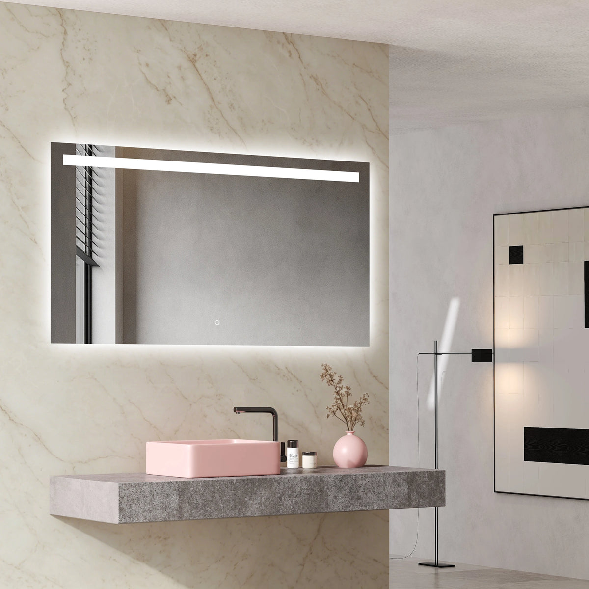 DutchLine - Alura Rechthoekige Ledspiegel - 1400x700mm