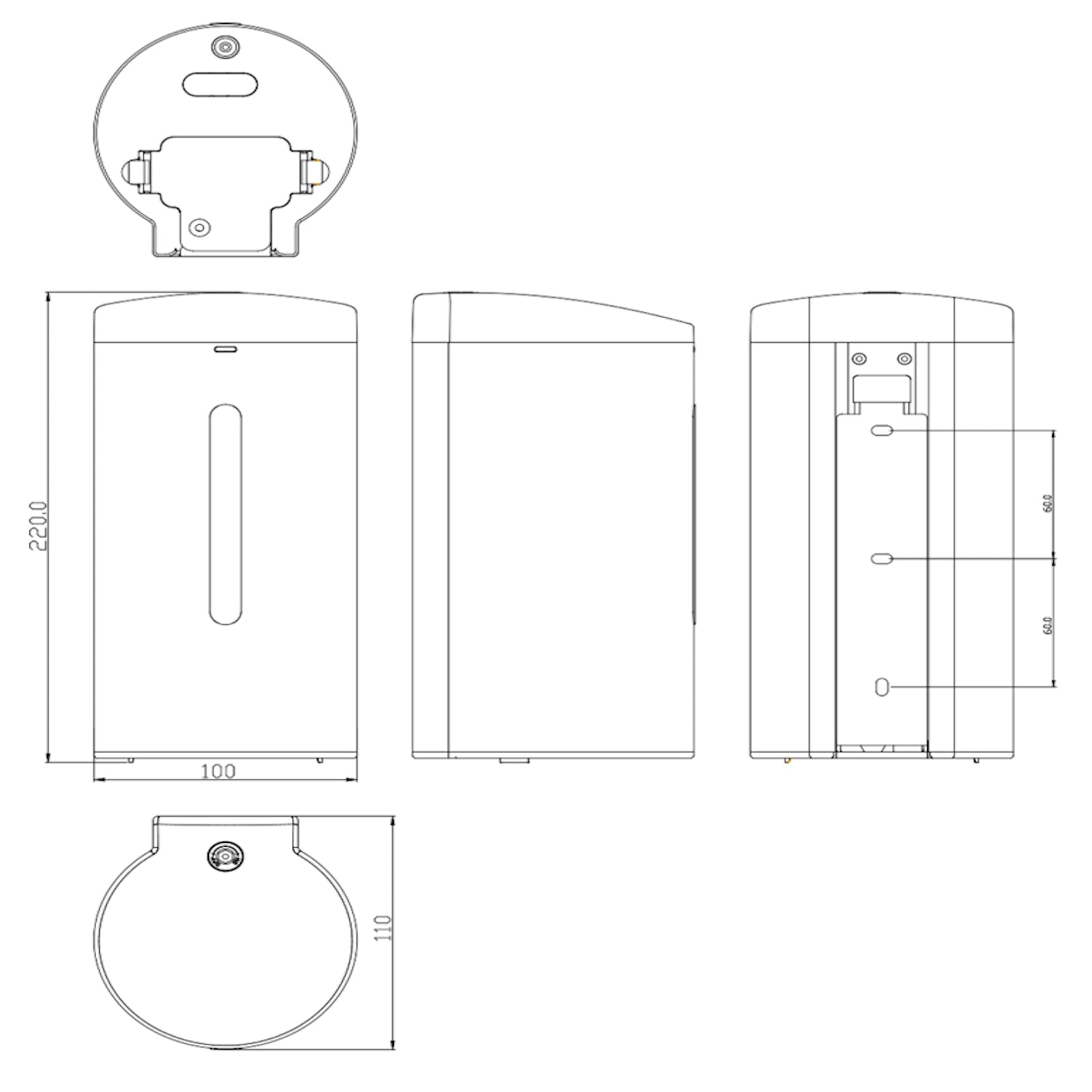 Dutchline - Automatische Zeepdispenser