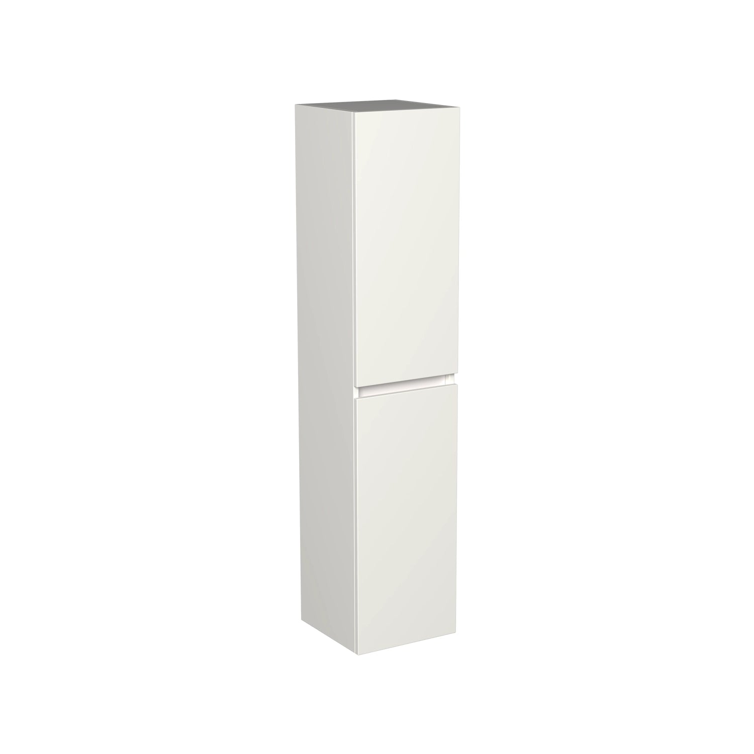 Dutchline Badmeubel Kolomkast - Mat Wit - 160X35Cm - 2 Deuren