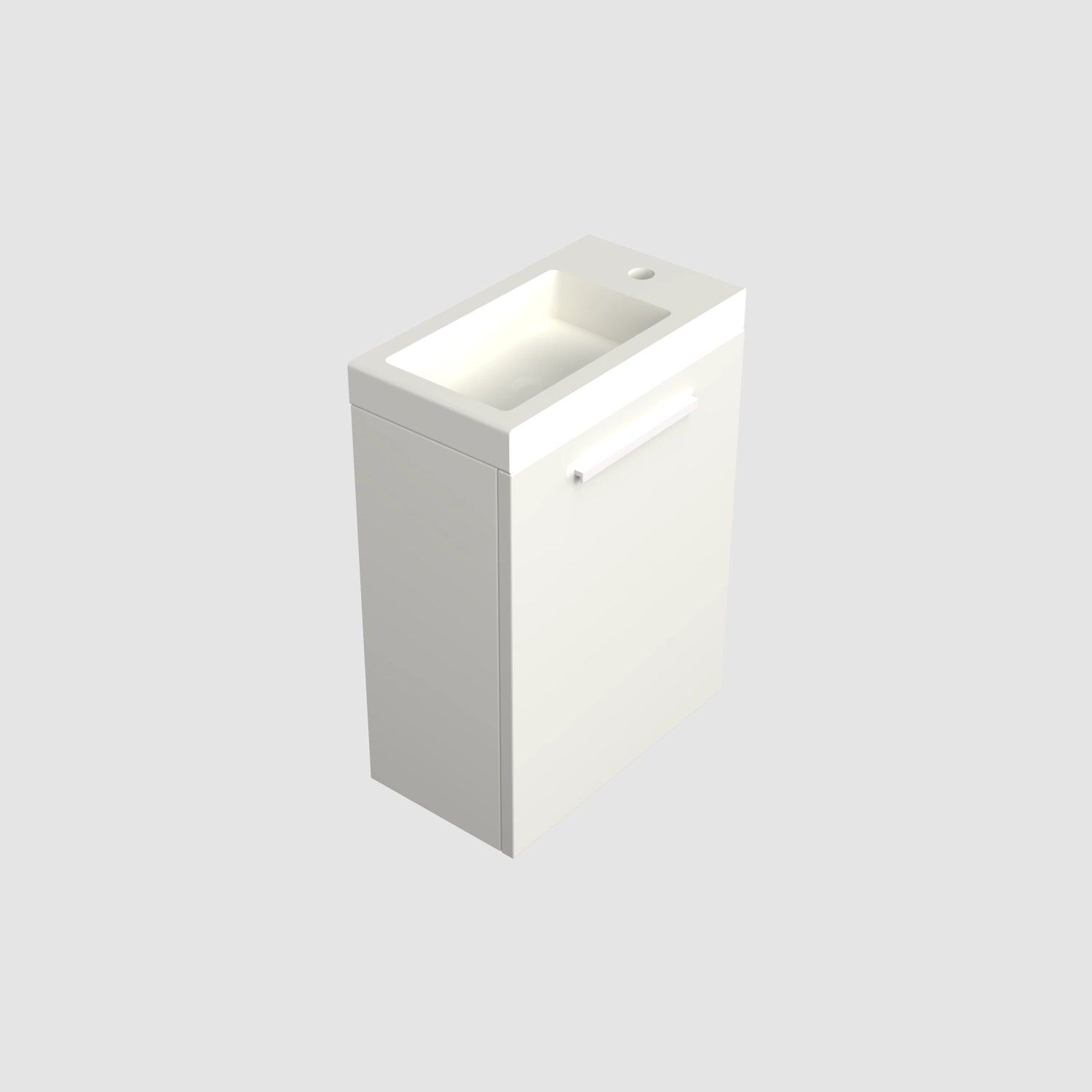Dutchline Badmeubel Onderkast Glans Wit 36X18Cm 1 Deur (Links/Rechts)