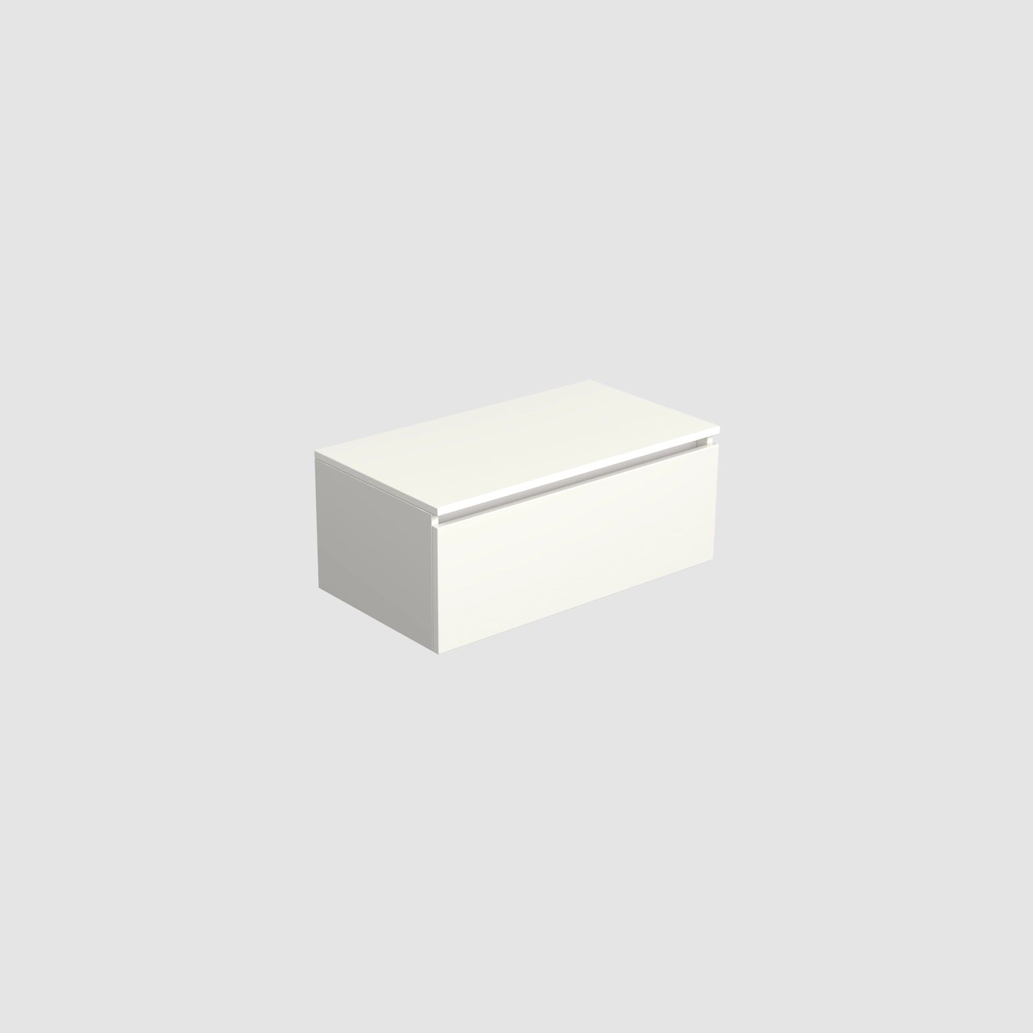 Dutchline Badmeubel Onderkast Glans Wit 80X46Cm 1 Lade 1 Uitsparing