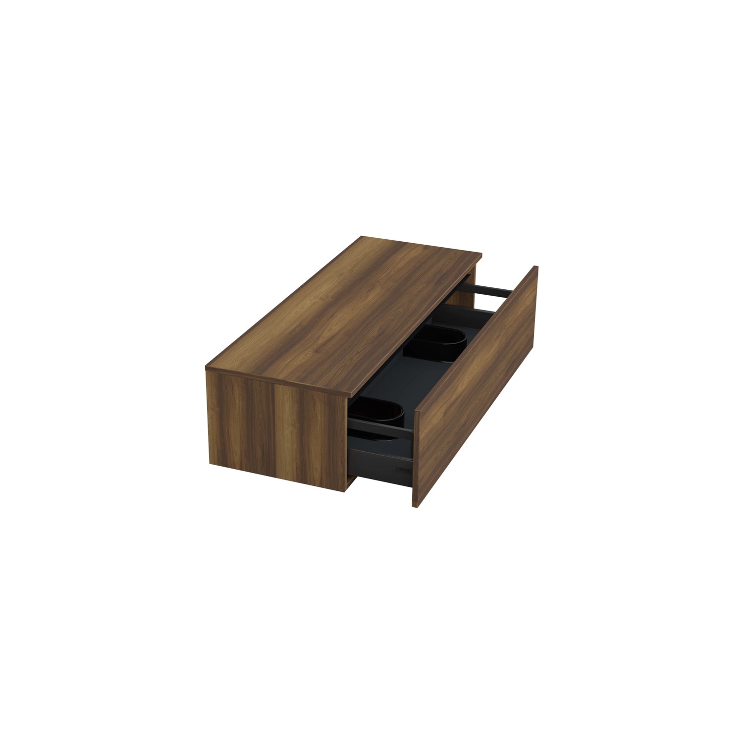 Dutchline Badmeubel Onderkast - Hamilton - 120X46Cm - 1 Lade - 2 Uitsparingen