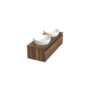 Dutchline Badmeubel Onderkast - Hamilton - 120X46Cm - 1 Lade - 2 Uitsparingen