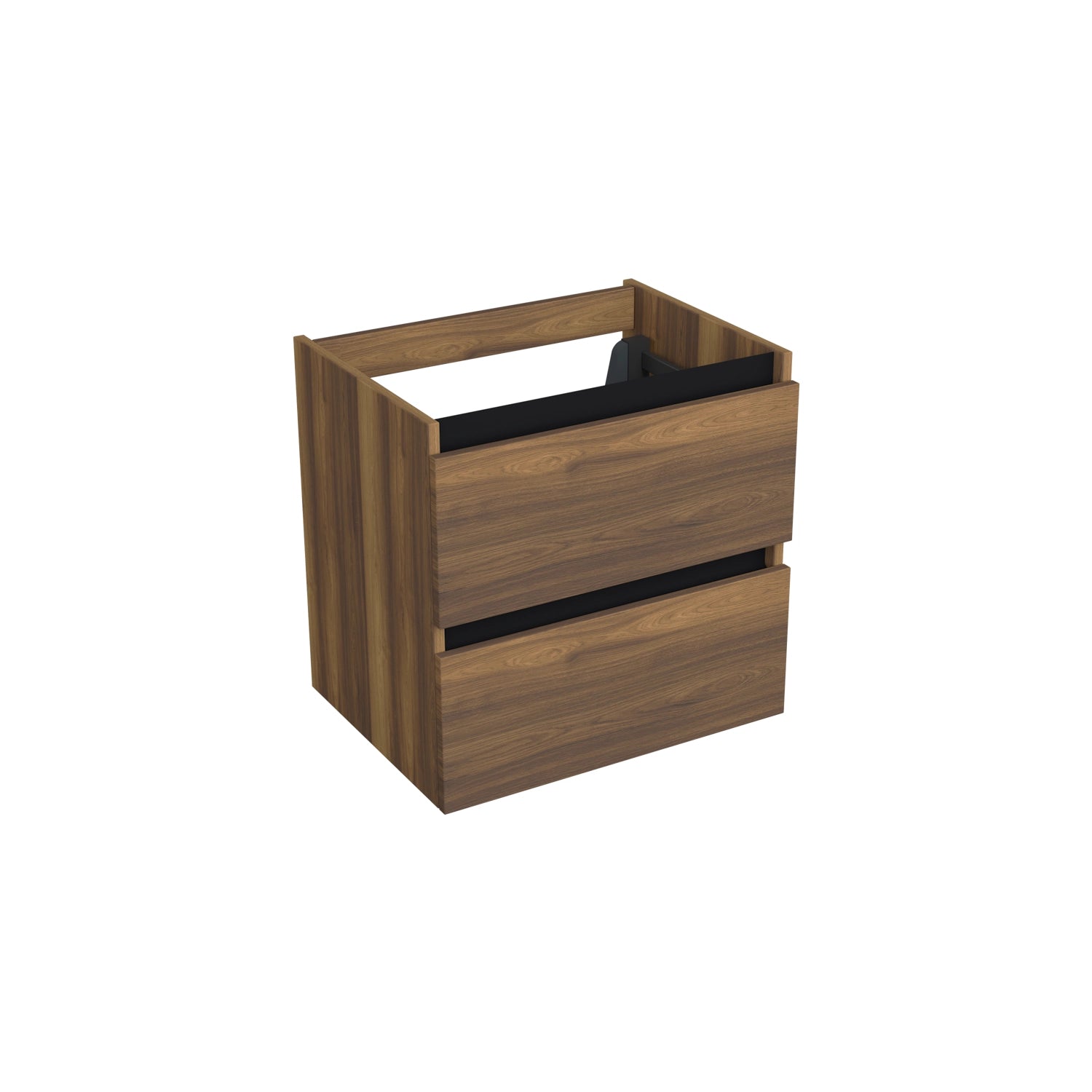 Dutchline Badmeubel Onderkast - Hamilton - 60X46Cm - 2 Lades - 1 Uitsparing