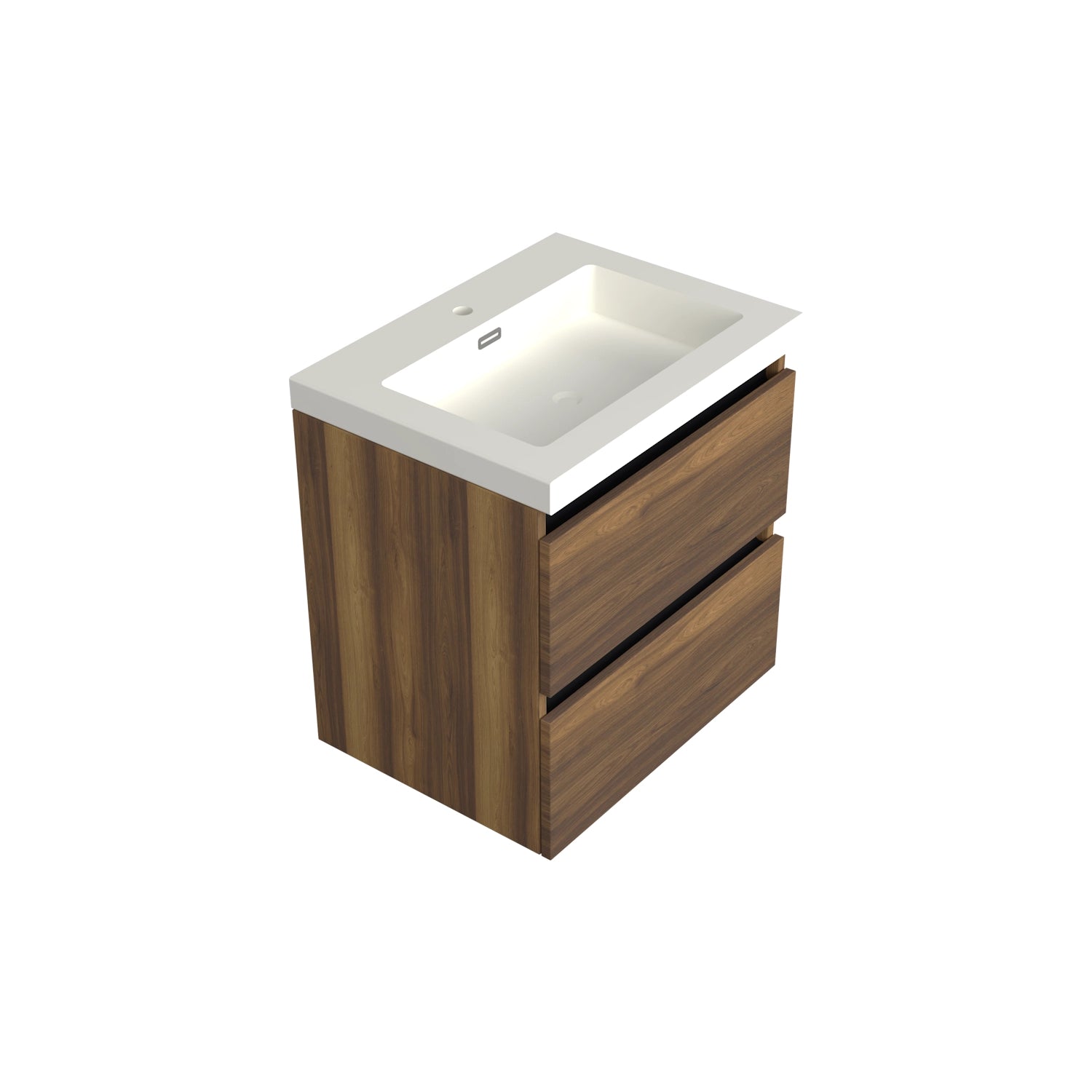 Dutchline Badmeubel Onderkast - Hamilton - 60X46Cm - 2 Lades - 1 Uitsparing