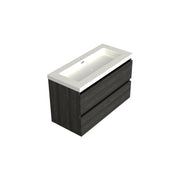 Dutchline Badmeubel Onderkast Lumiere 100X46Cm 2 Lades 1 Uitsparing