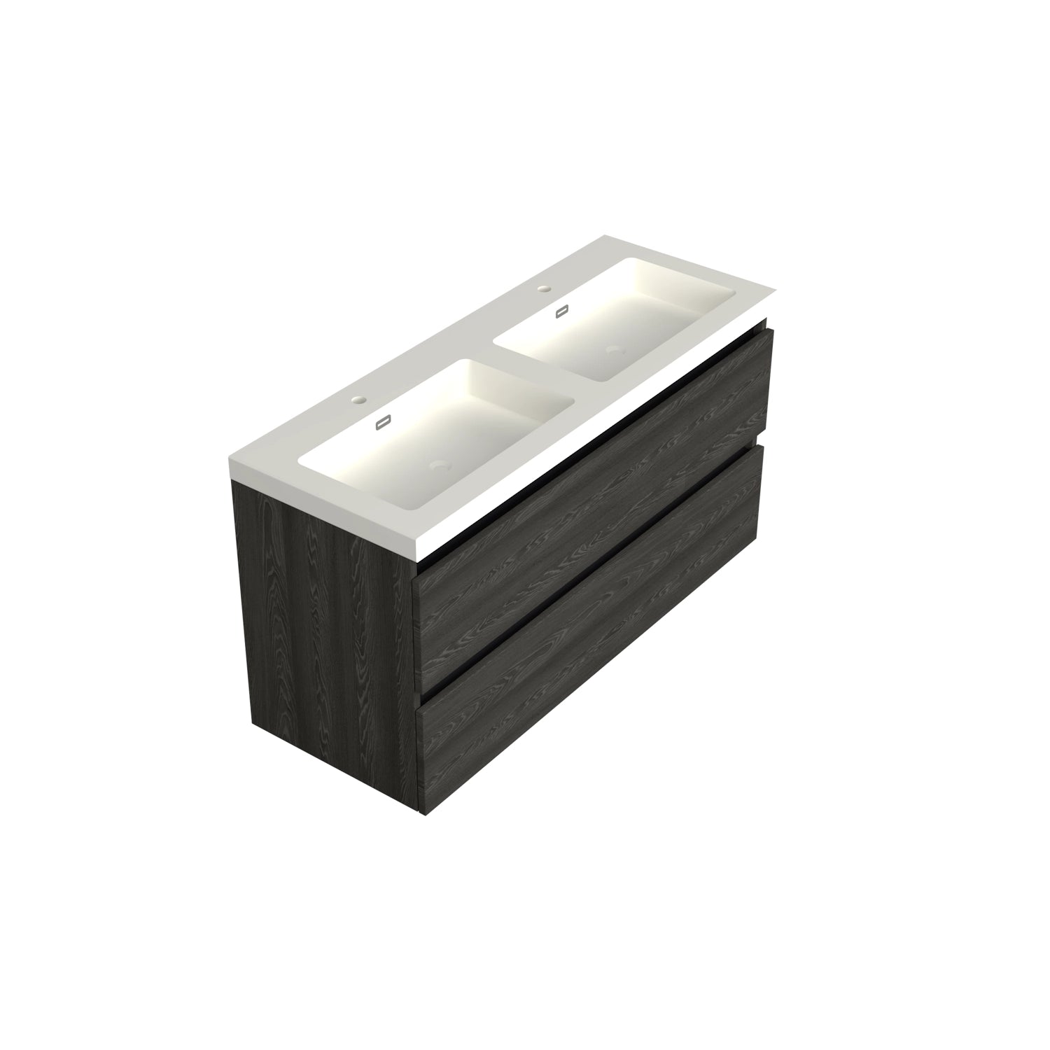 Dutchline Badmeubel Onderkast Lumiere 120X46Cm 2 Lades 2 Uitsparingen