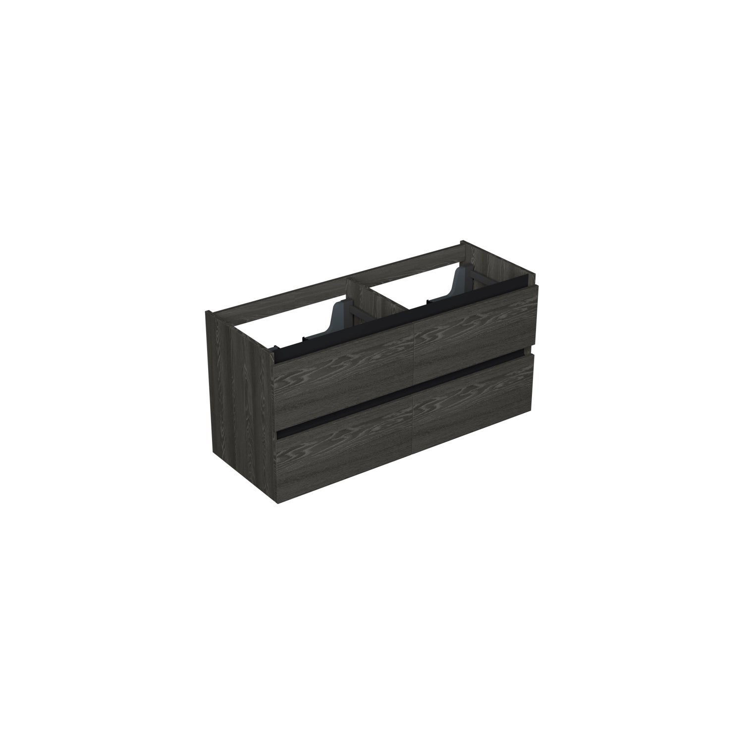 Dutchline Badmeubel Onderkast Lumiere 120X46Cm 4 Lades 2 Uitsparingen