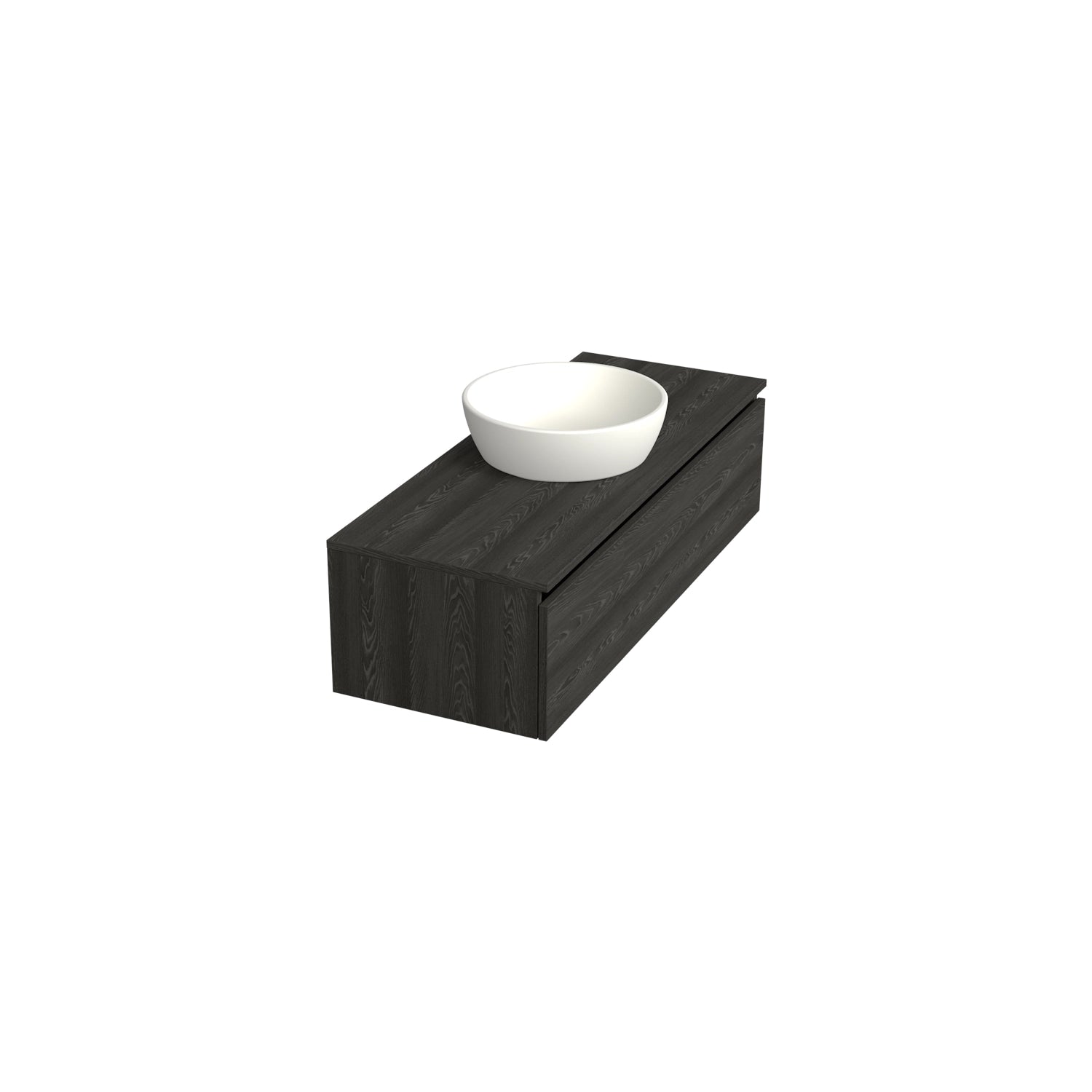Dutchline Badmeubel Onderkast Lumiere 120X46Cm 1 Lade 1 Uitsparing