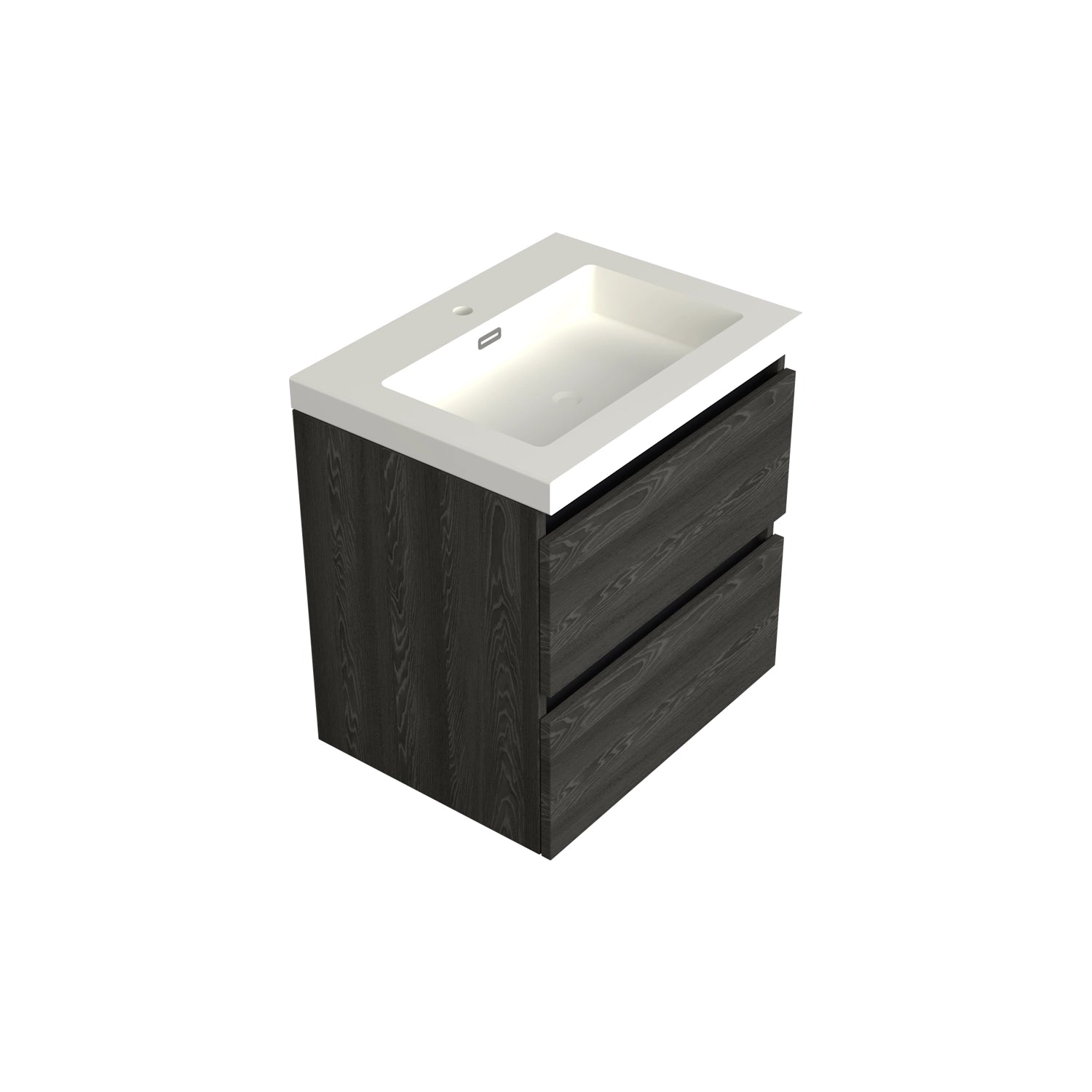 Dutchline Badmeubel Onderkast Lumiere 60X46Cm 2 Lades 1 Uitsparing