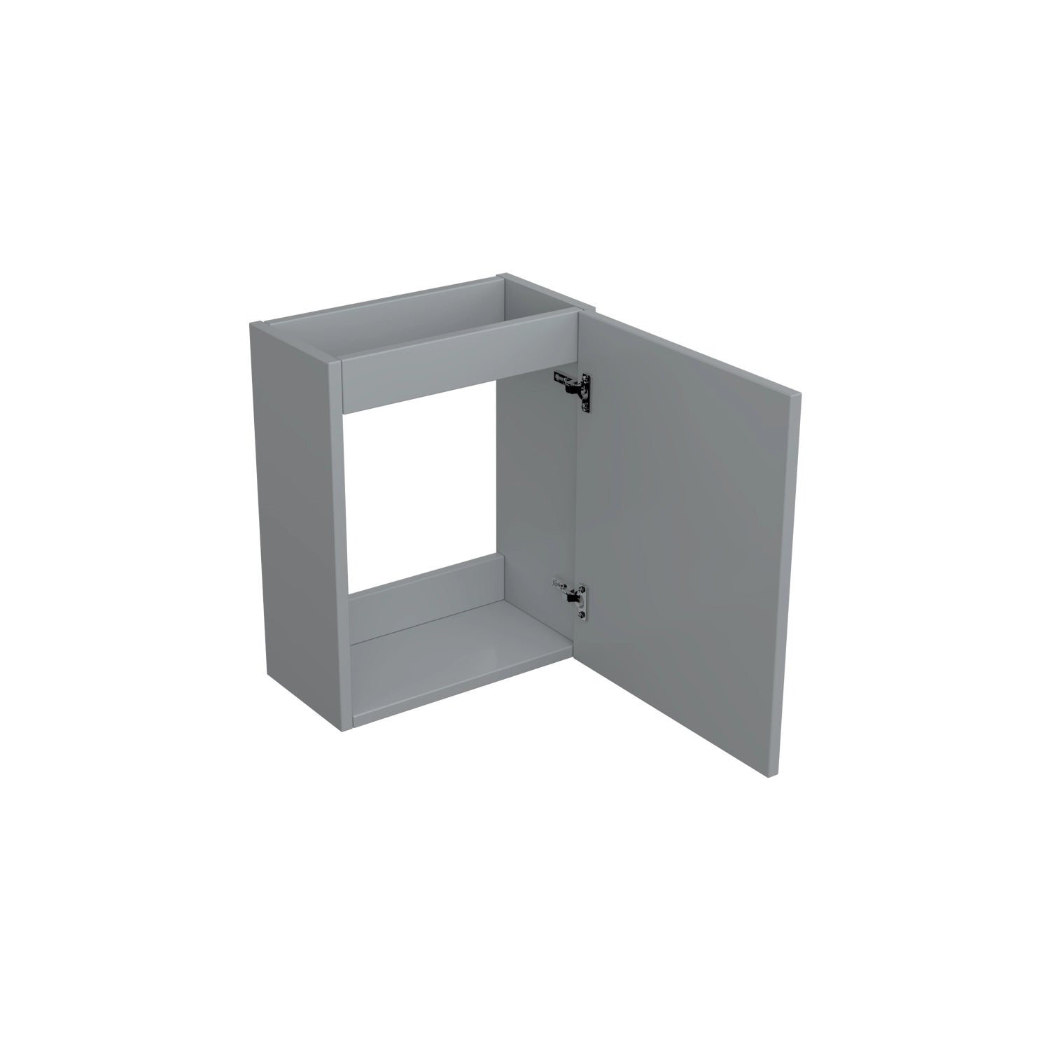 Dutchline Badmeubel Onderkast Mat Grijs 36X18Cm 1 Deur (Links/Rechts)