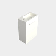 Dutchline Badmeubel Onderkast Mat Wit 36X18Cm 1 Deur (Links/Rechts)