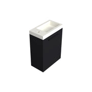 Dutchline Badmeubel Onderkast Mat Zwart 36X18Cm 1 Deur (Links/Rechts)