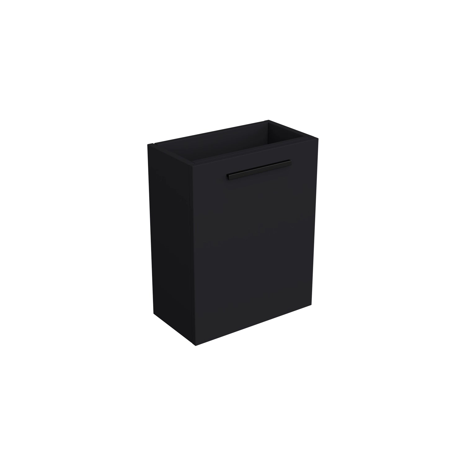 Dutchline Badmeubel Onderkast Mat Zwart 36X18Cm 1 Deur (Links/Rechts)