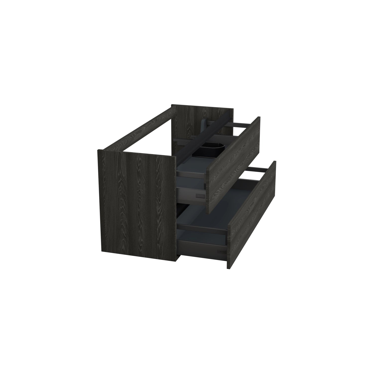 Dutchline Badmeubel Onderkast Rechts Lumiere 120X46Cm 2 Lades 1 Uitsparing