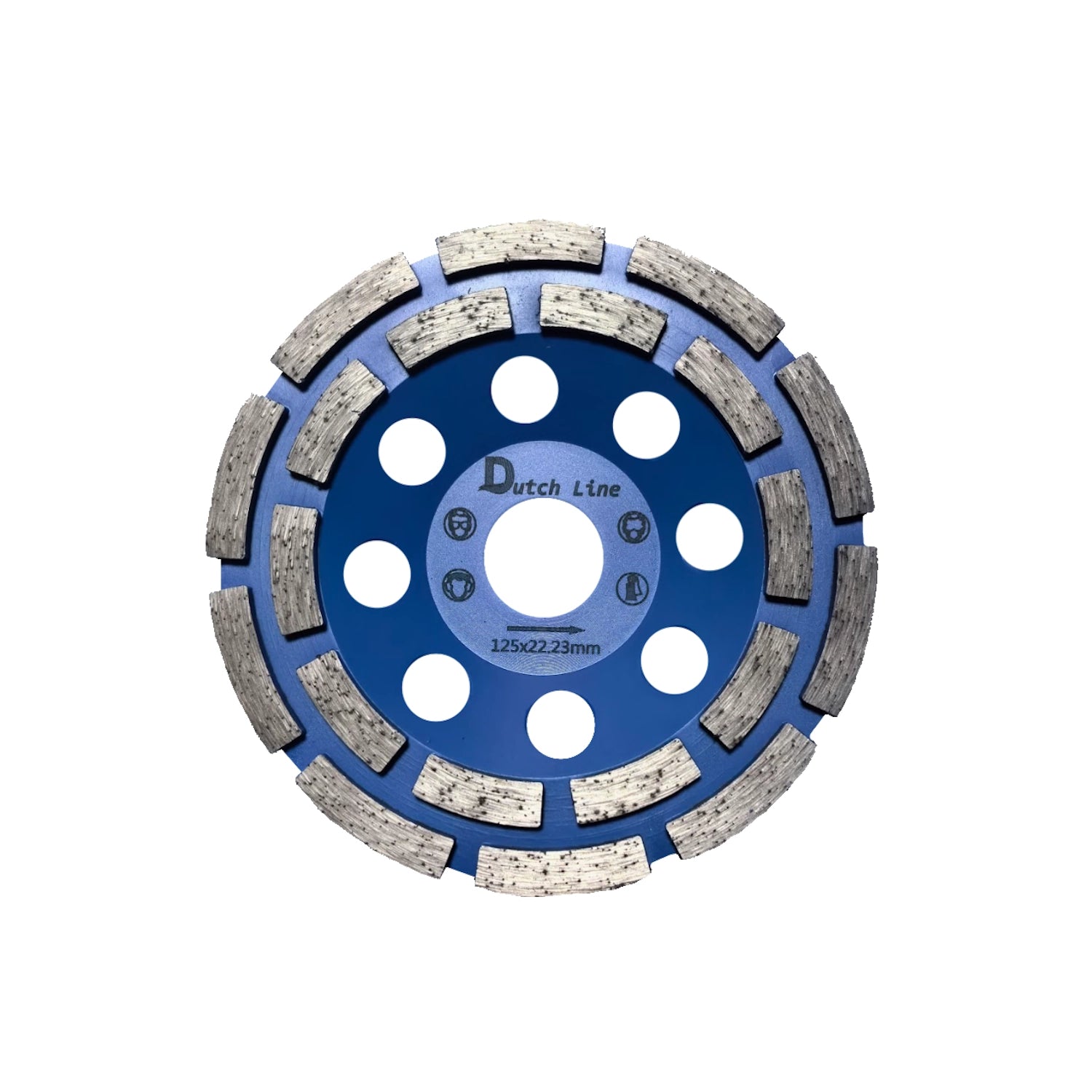 Dutchline - Diamant Slijpkop 125Mm 22.23Mm - Geschikt Voor Schuurwerk