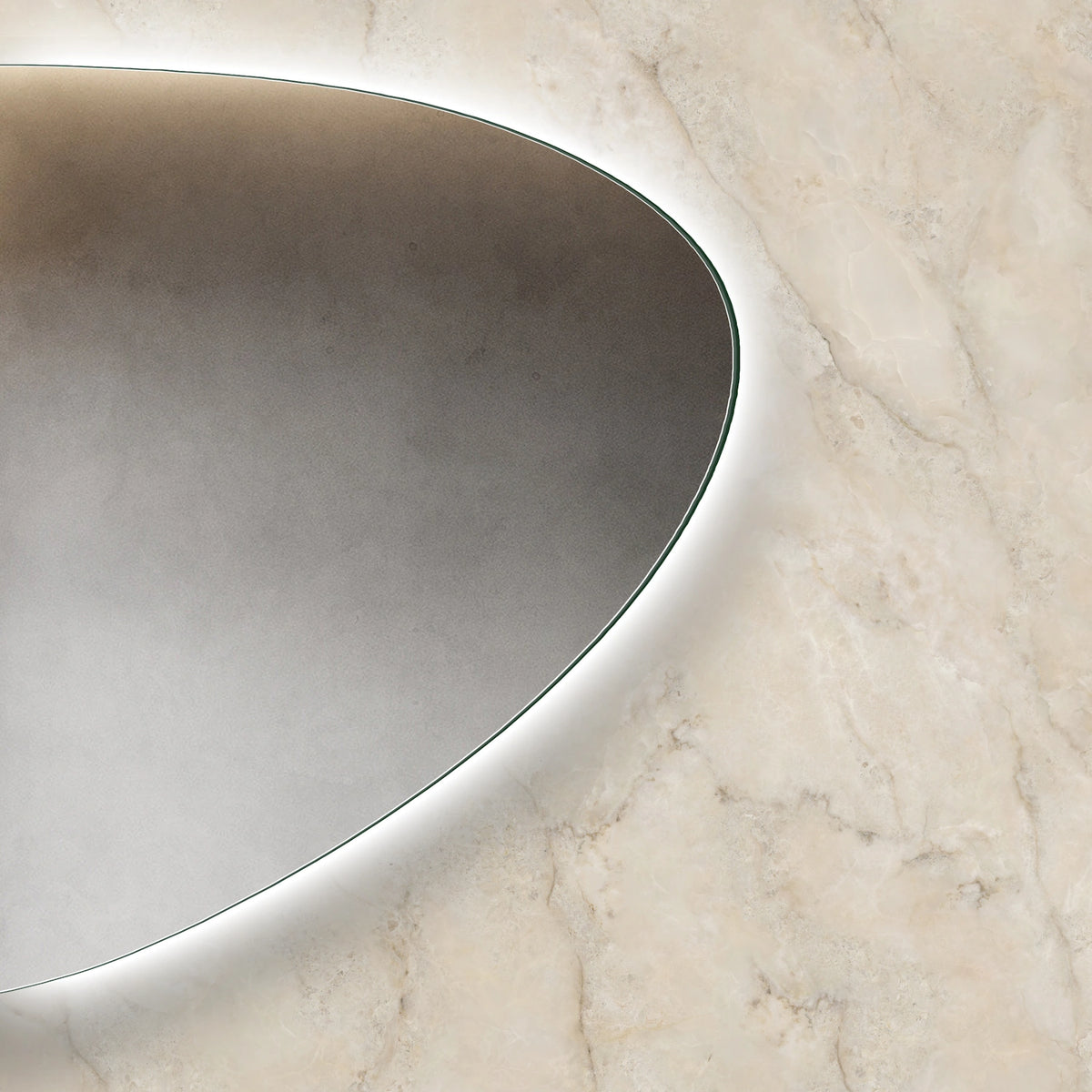 DutchLine - Elips Indirecte Ledspiegel - 1000x700mm