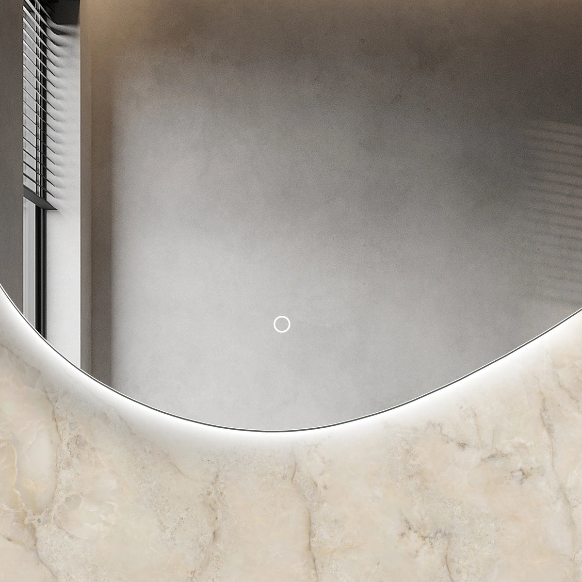 DutchLine - Elips Indirecte Ledspiegel - 1000x700mm