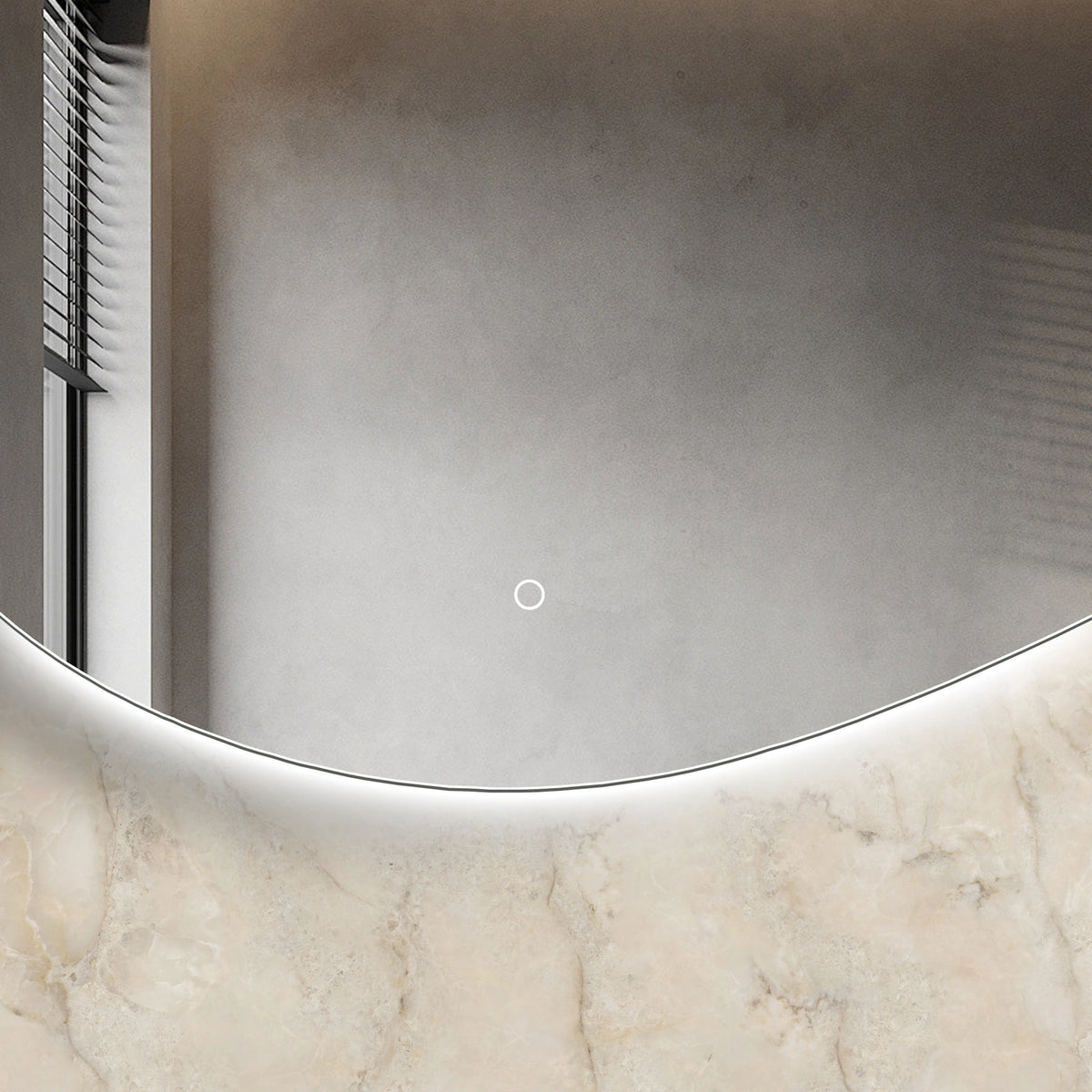 DutchLine - Elips Indirecte Ledspiegel - 1200x700mm