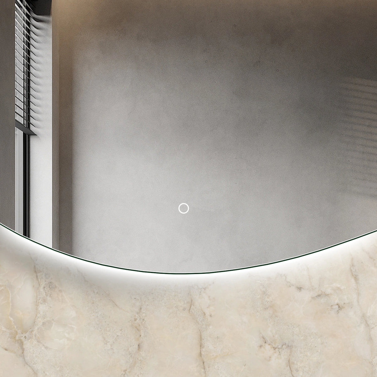 DutchLine - Elips Indirecte Ledspiegel - 1400x700mm