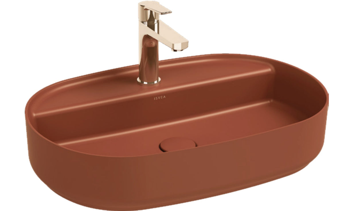 Isvea Infinity Wastafel 60 cm, Terracotta