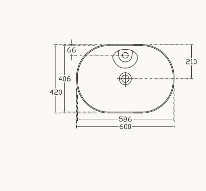 Isvea SistemaY Opzetwastafel 60 cm, Wit