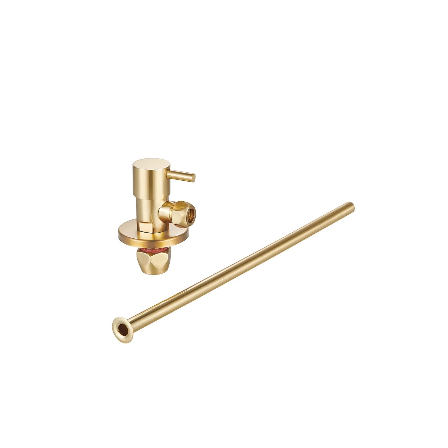 Dutchline - Luxe Fonteinkraan Aansluitset (Stopkraan) 1/2×3/8