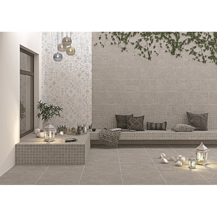VitrA Newcon Tegel 60X60, Lappato Zilvergrijs, R9