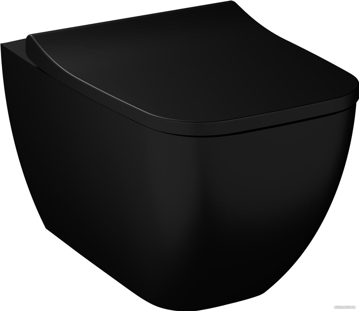 Vitra Integra Square Rim-Ex Wandcloset Inc. Wc Bril - Mat Zwart