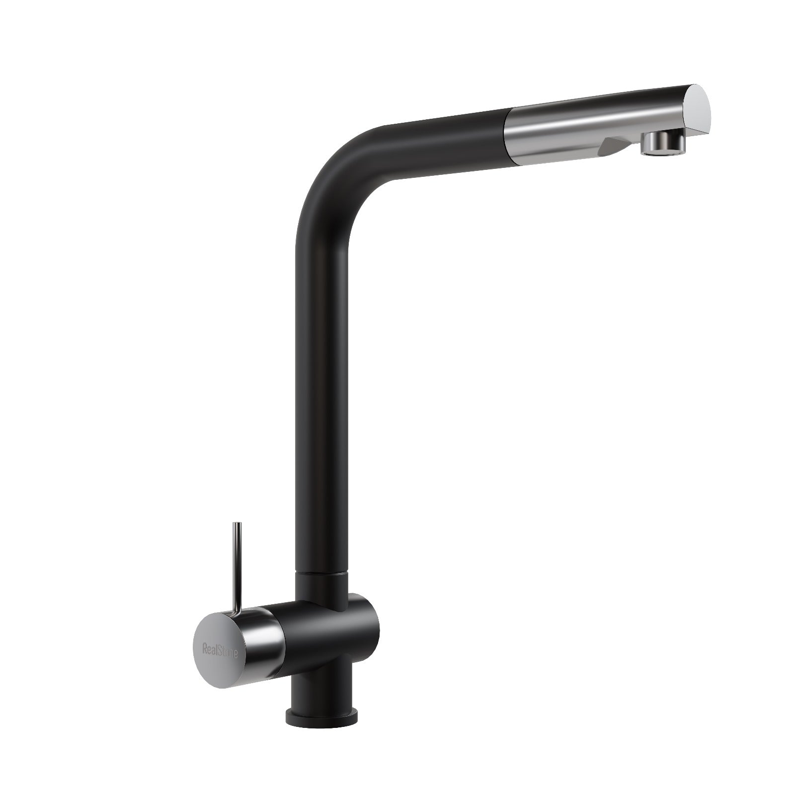 Realstone Sumela Keukenkraan Zwart